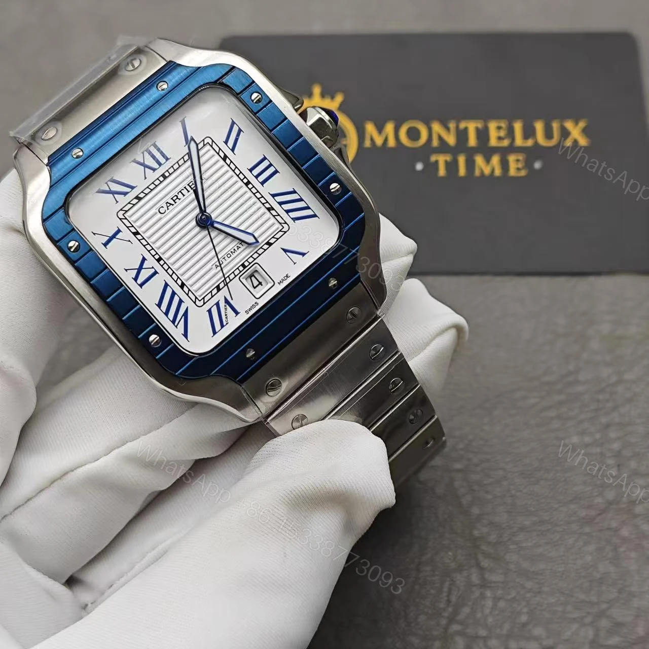View 23 of Replica Cartier Santos De Cartier Watch