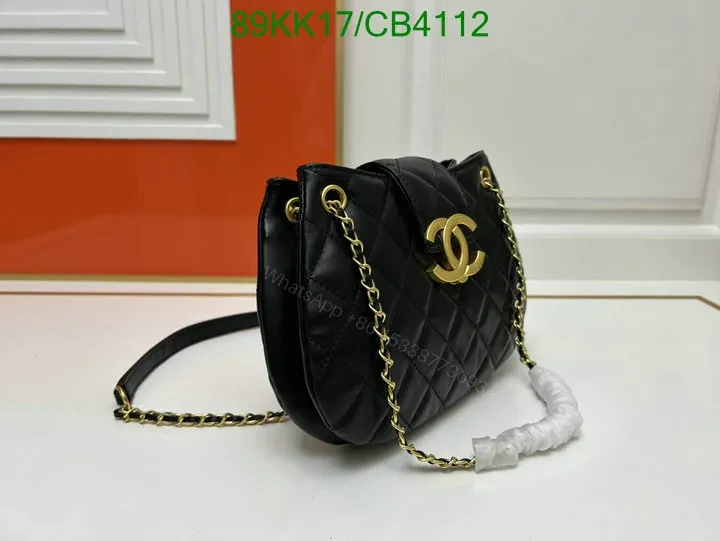 View 2 of Chanel 24C Quilted Lambskin Messenger Bag