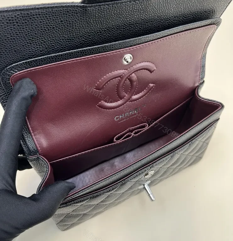 View 8 of Quilted Chanel-Inspired Flap Bag: Chic Compact Luxury
