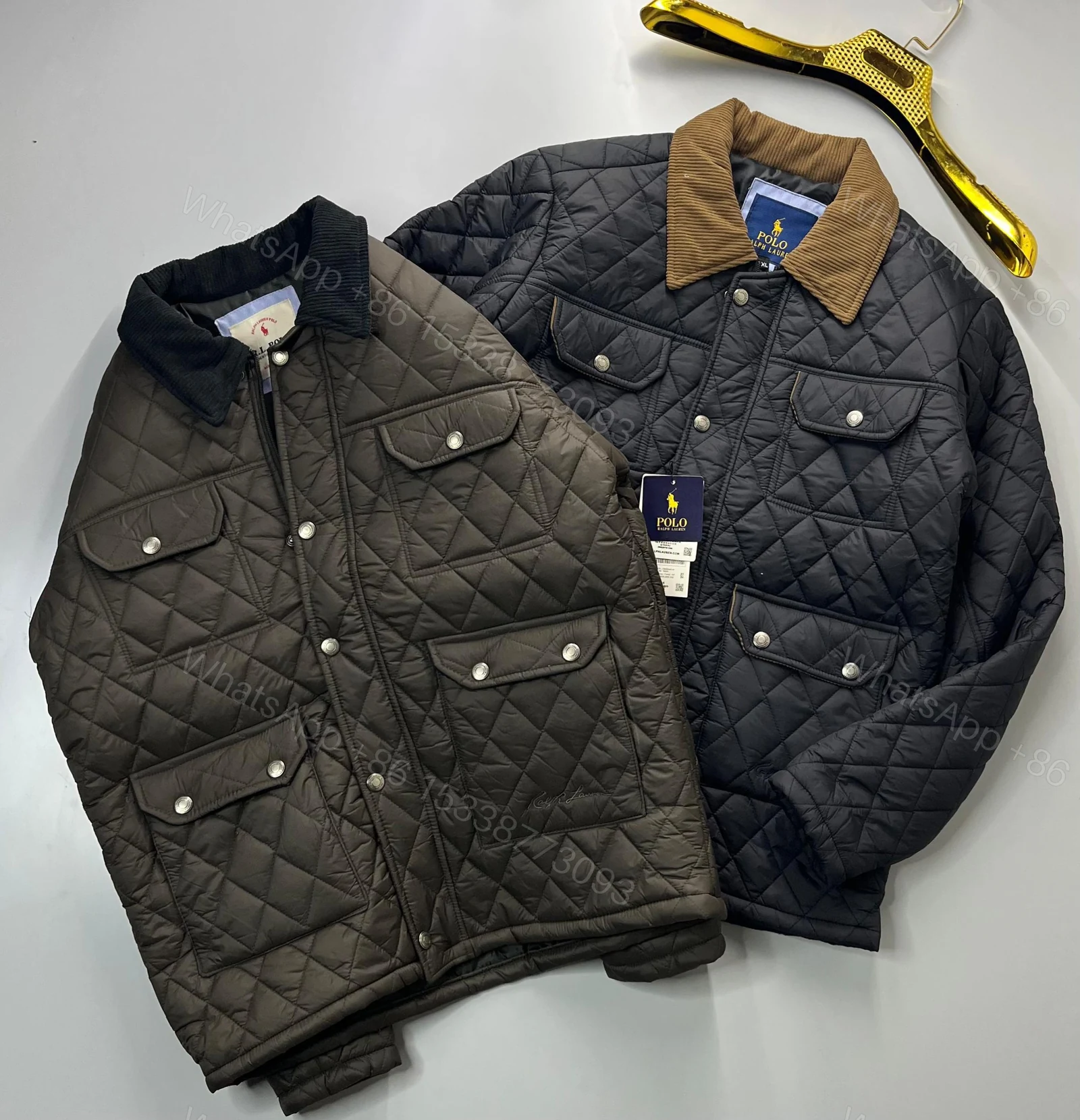 View 8 of First Copy Ralph Lauren Premium Quality Diamond Cut Jacket