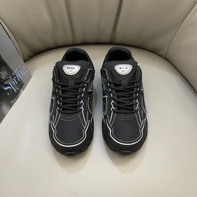View 8 of Chic Tech-Textured Sneakers: Dior-Inspired, All-Day Comfort