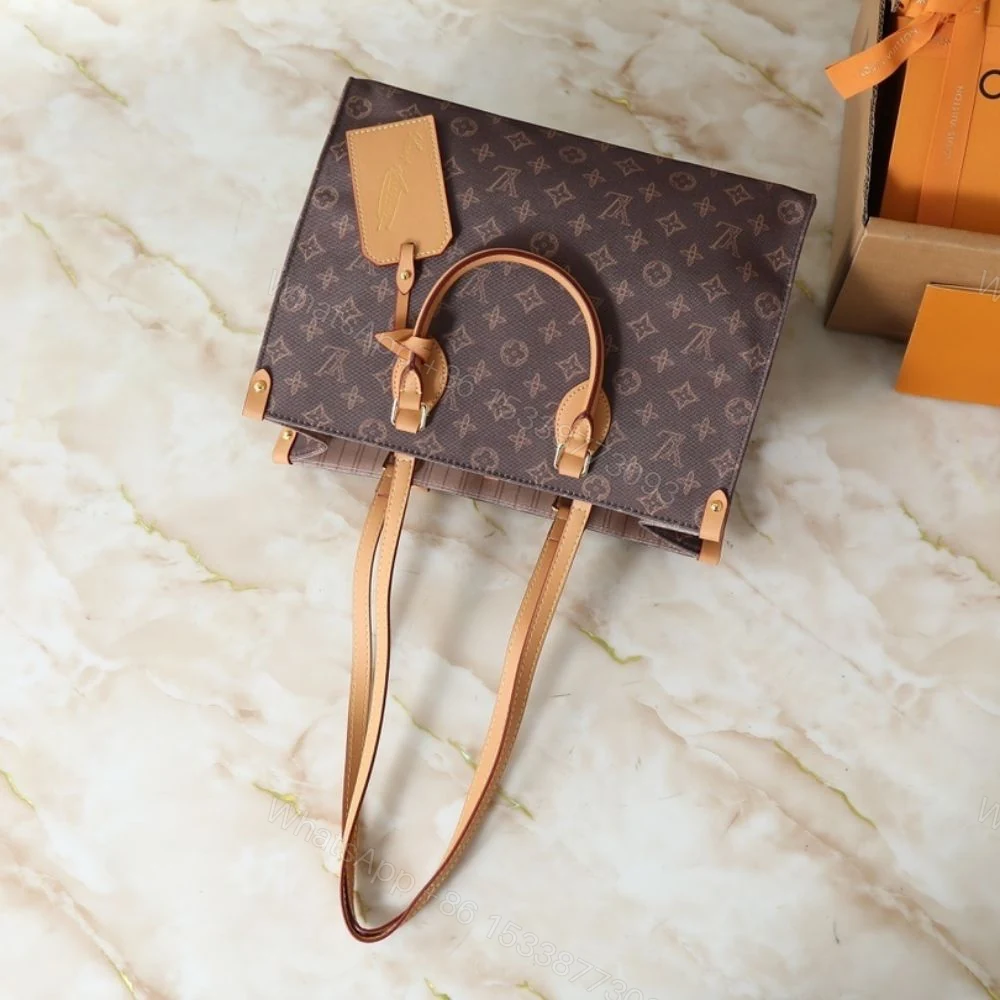 View 4 of Louis Vuitton Onthego MM Monogram Origine Ebène 35Cm