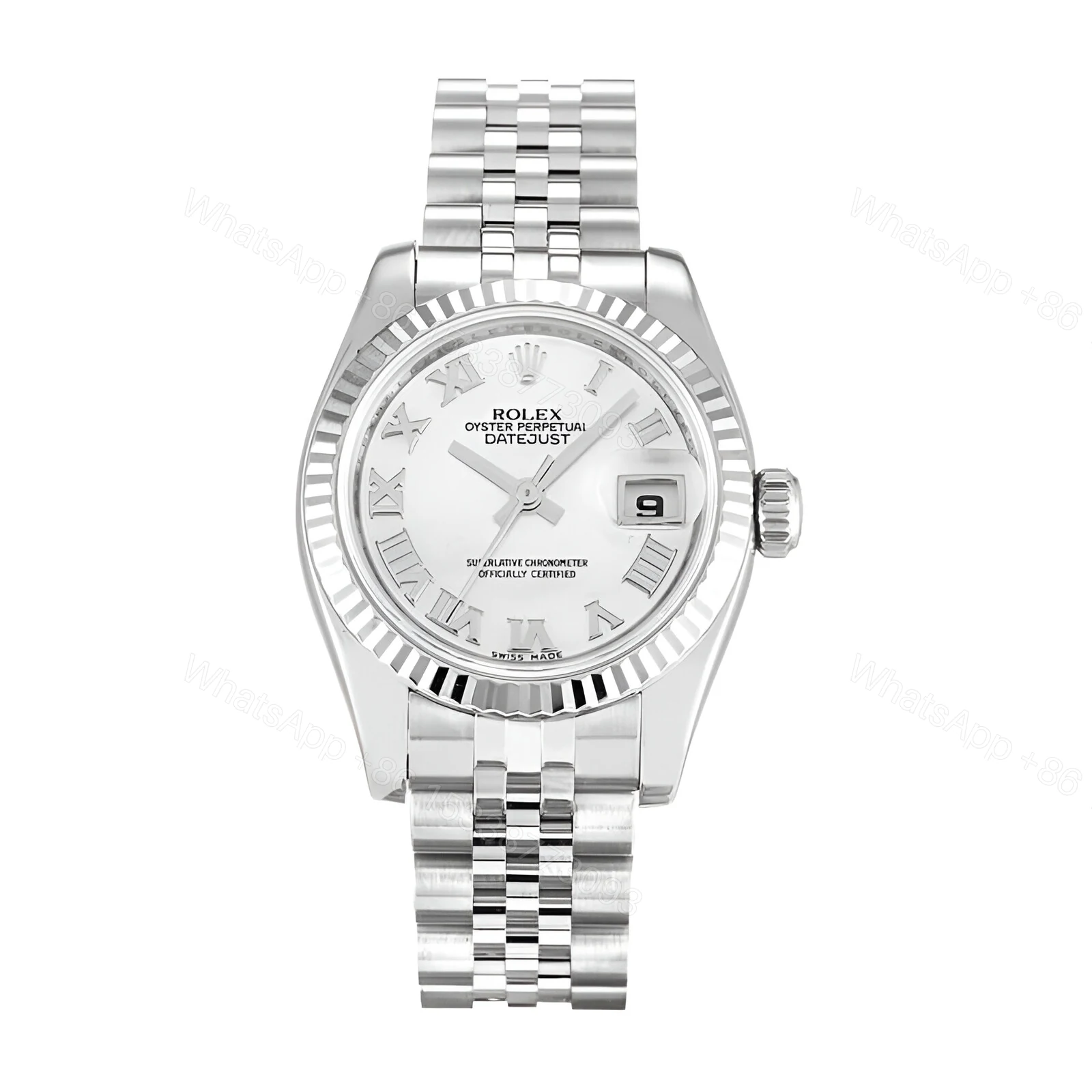 Rolex Datejust 179174 White Roman Numeral Dial Replica — view 1