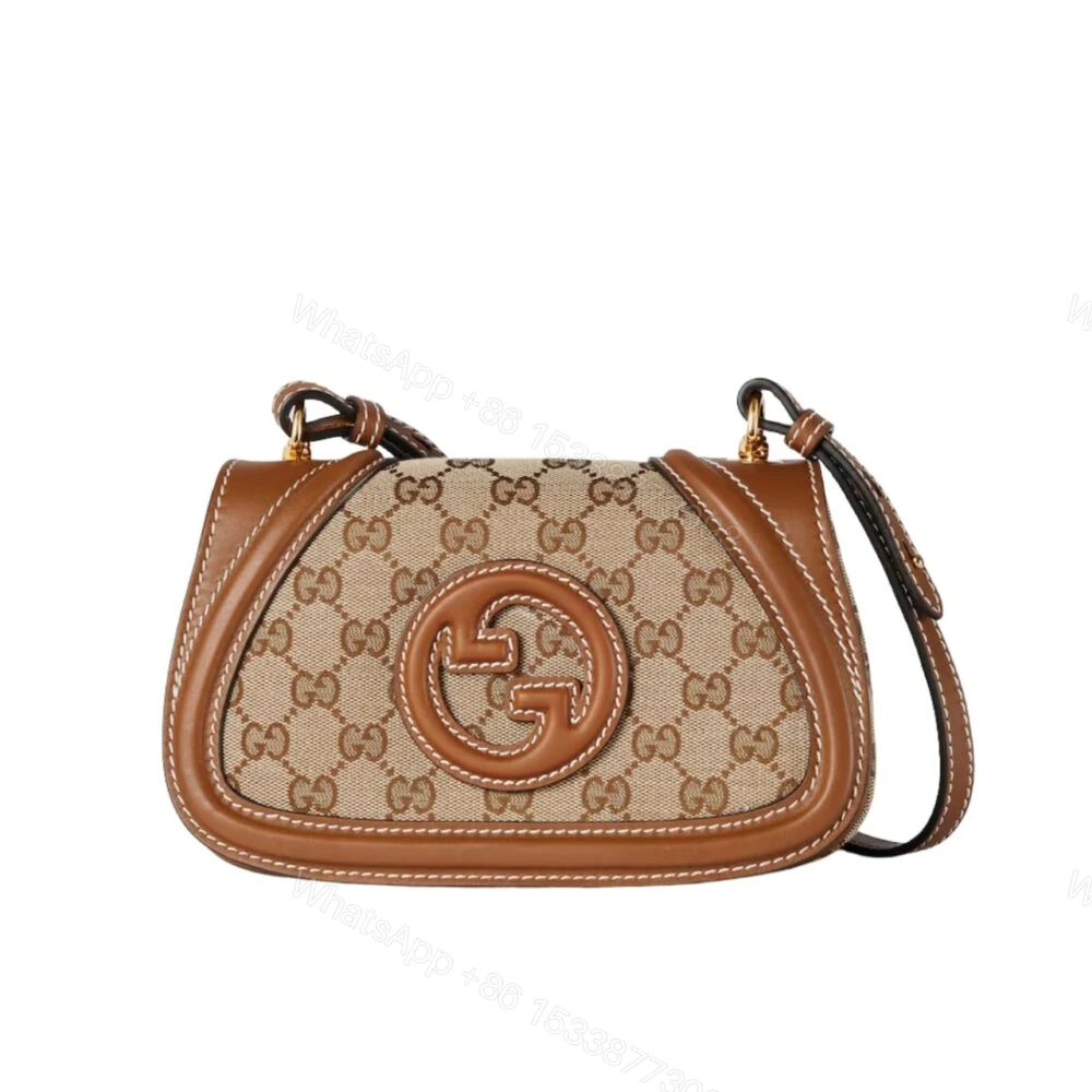 Gucci Blondie Mini Shoulder Bag Beige And Brown 22Cm 815700 HAAKG 9755 — view 1