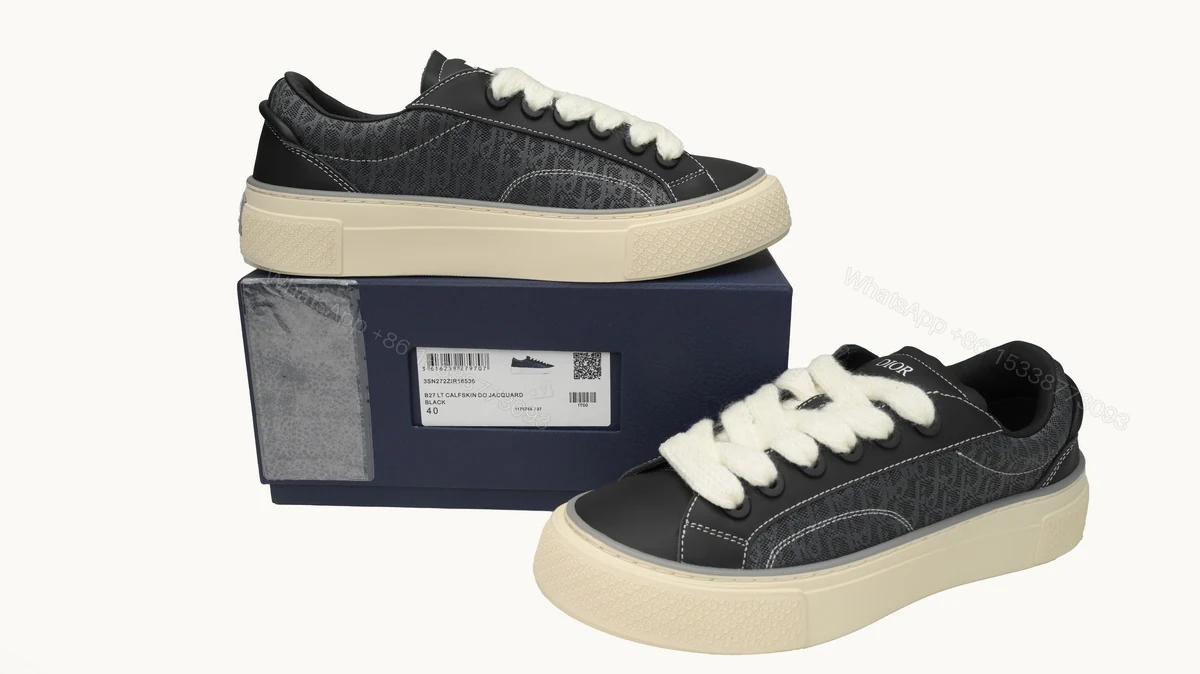 Dior B33 Sneakers Release Black 3SN272 ZIR1 6536 — view 2
