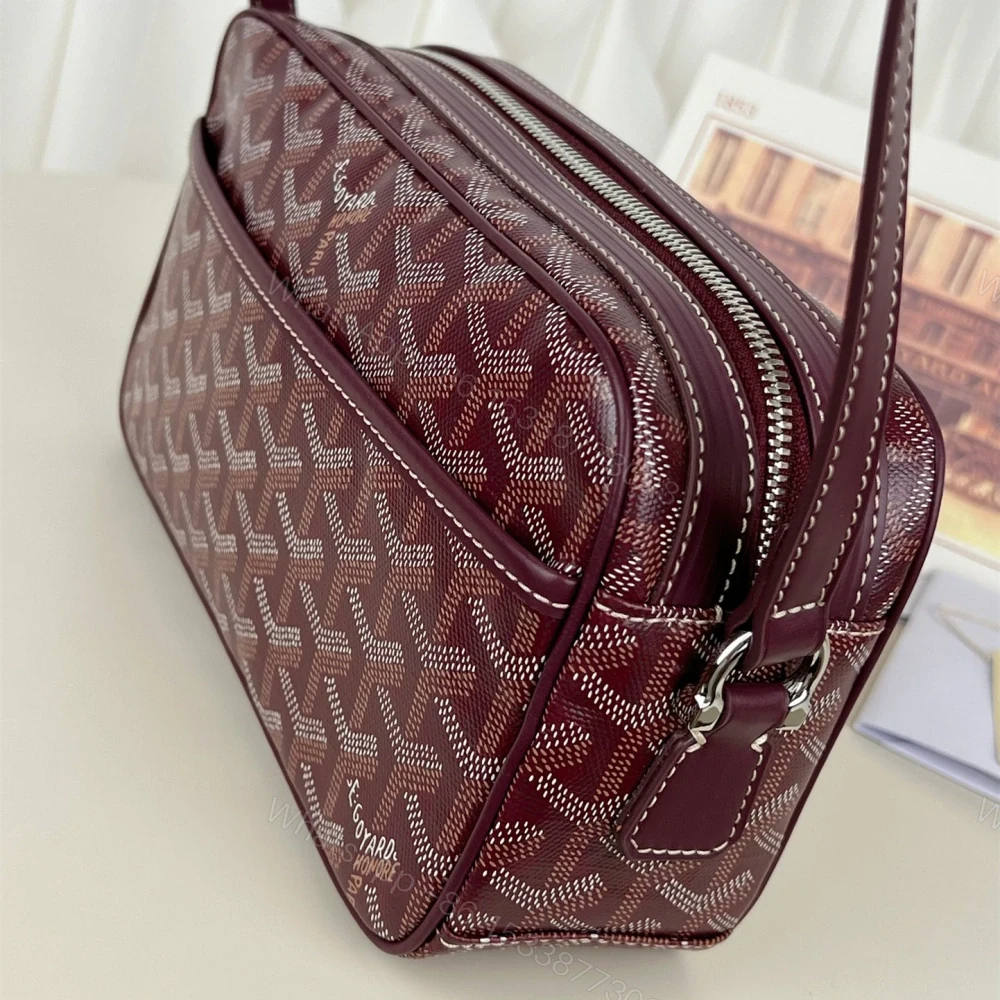 View 6 of 高仿Goyard*CAPVEP9相機郵差包朱紅小號免檢版