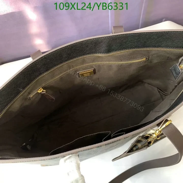 View 5 of Fendi Authentic Zucca Tote Bag YB63224