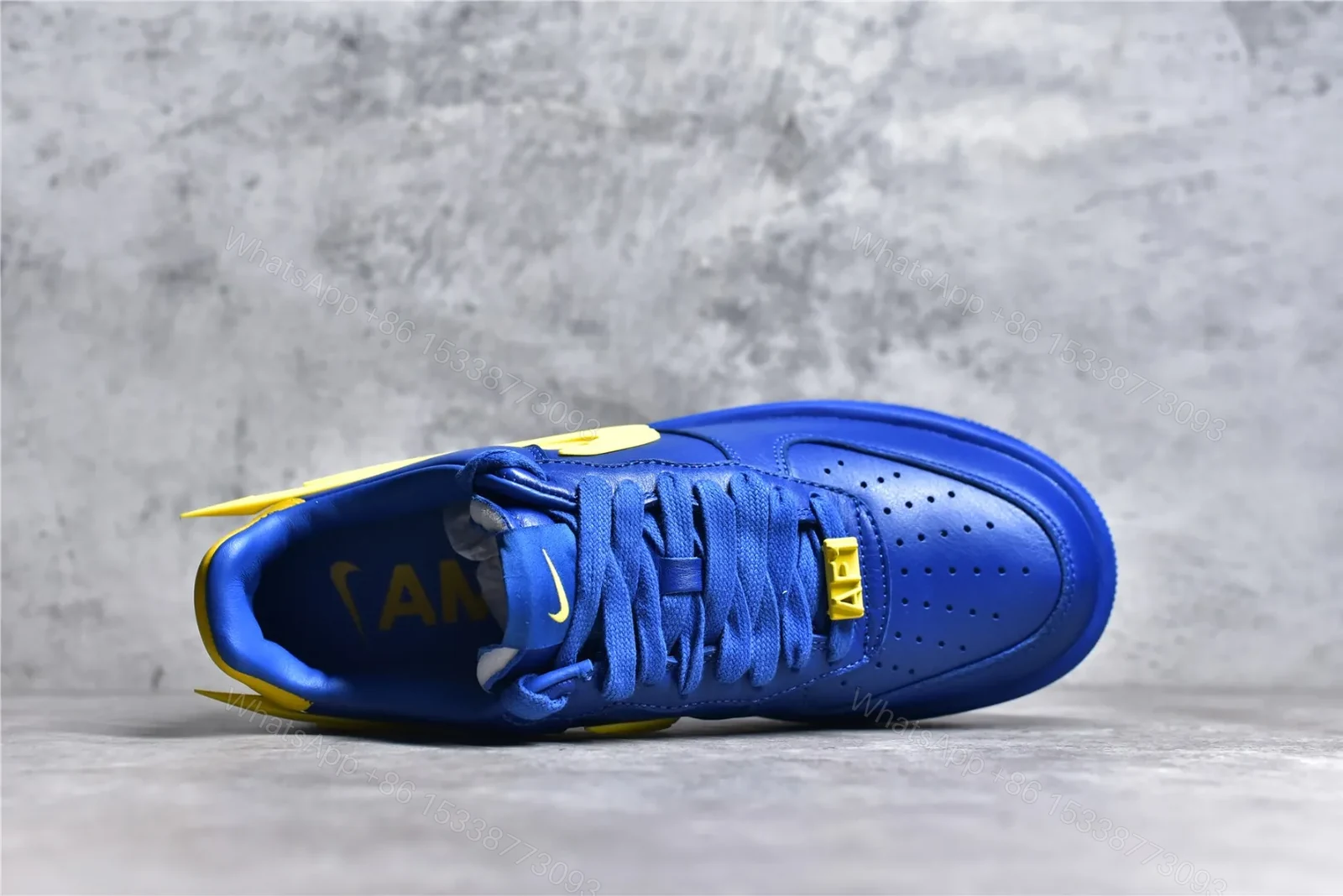 View 6 of AMBUSH x Nike Air Force 1 Low “Game Royal and Vivid Sulfur”