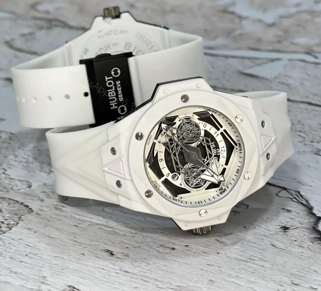 Brand-Hublot Model-Sang Quality-7A Gender-Men’s Band-White — view 1