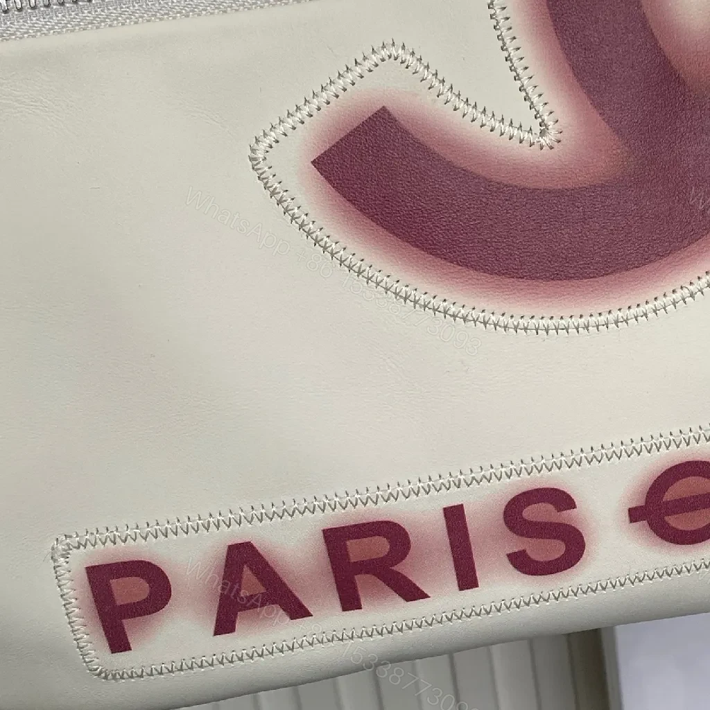 View 8 of Cream & Pink Signature Tote: Structured Day-to-Evening Bag