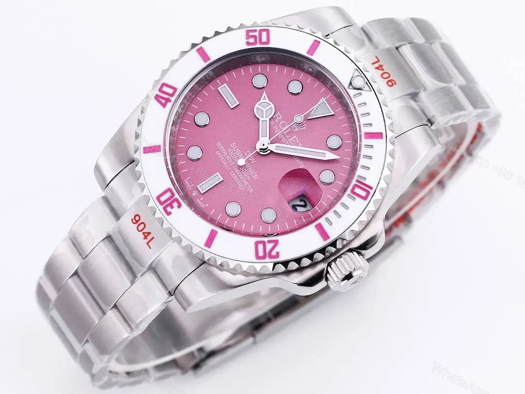 View 3 of GM Factory Clean Factory ROLEX DIW Submariner Pink Gradient Watch