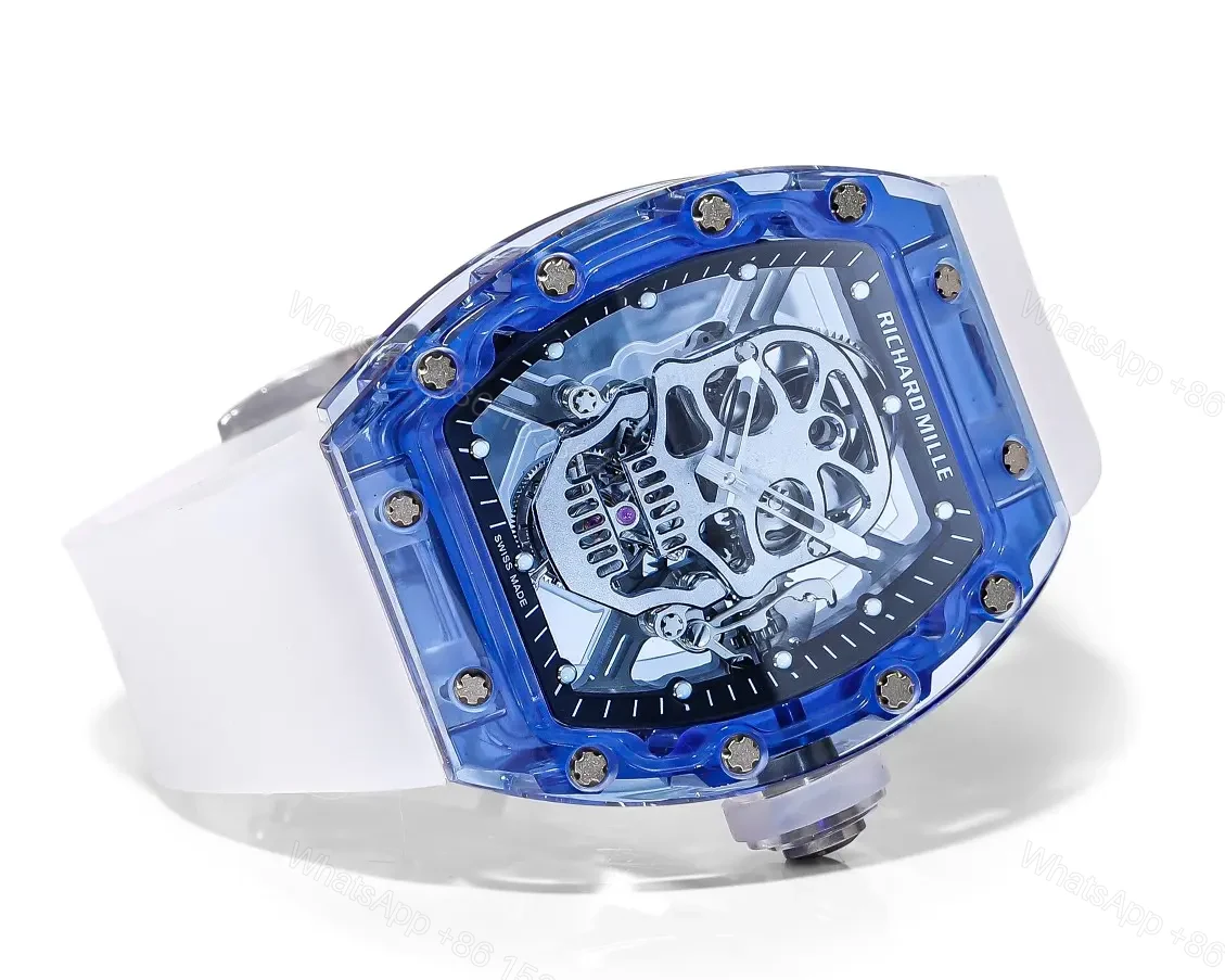 View 2 of BBR Factory MS Factory Blue Skull Tourbillon Watch