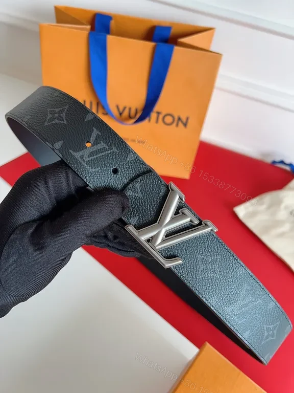 View 3 of Minimalist Monogram Belt: Designer-Inspired, Versatile Leather Belt