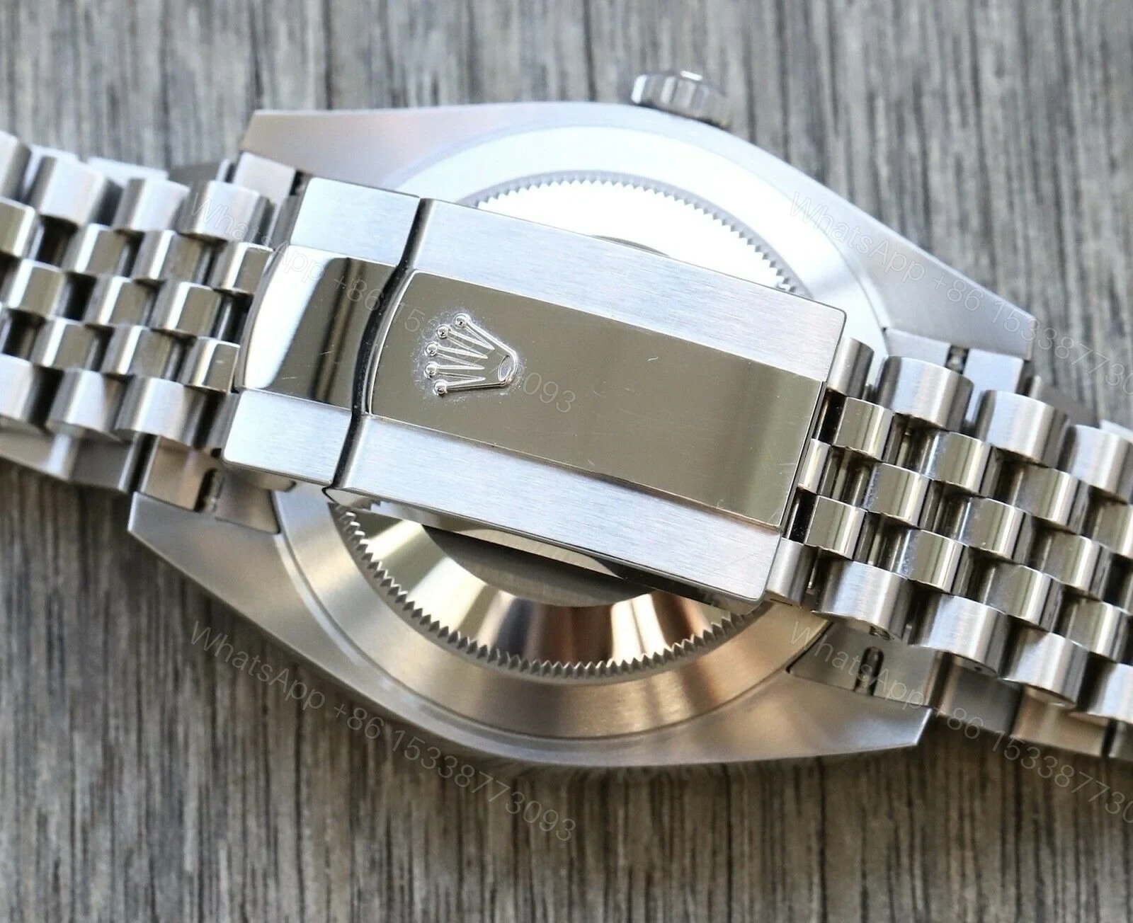 View 7 of Rolex Datejust Rhodium Dial 126334 “Wimbledon” Flutted/Jubilee 41 mm