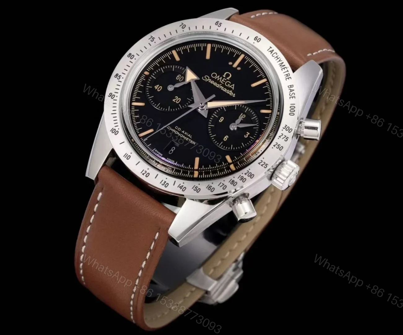 View 2 of Omega Speedmaster 57 Master Chronometer 40.5 Stainless Steel Black Dial 332.12.41.51.01.001