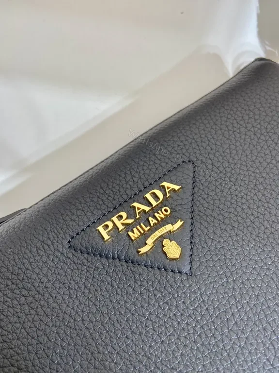 View 8 of Sleek Black Prada Crossbody â€” Precision Craft, Everyday Poise