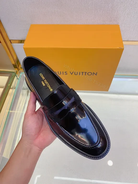 View 2 of Polished Patent Penny Loafers â€” All-Day Comfort, LV Style