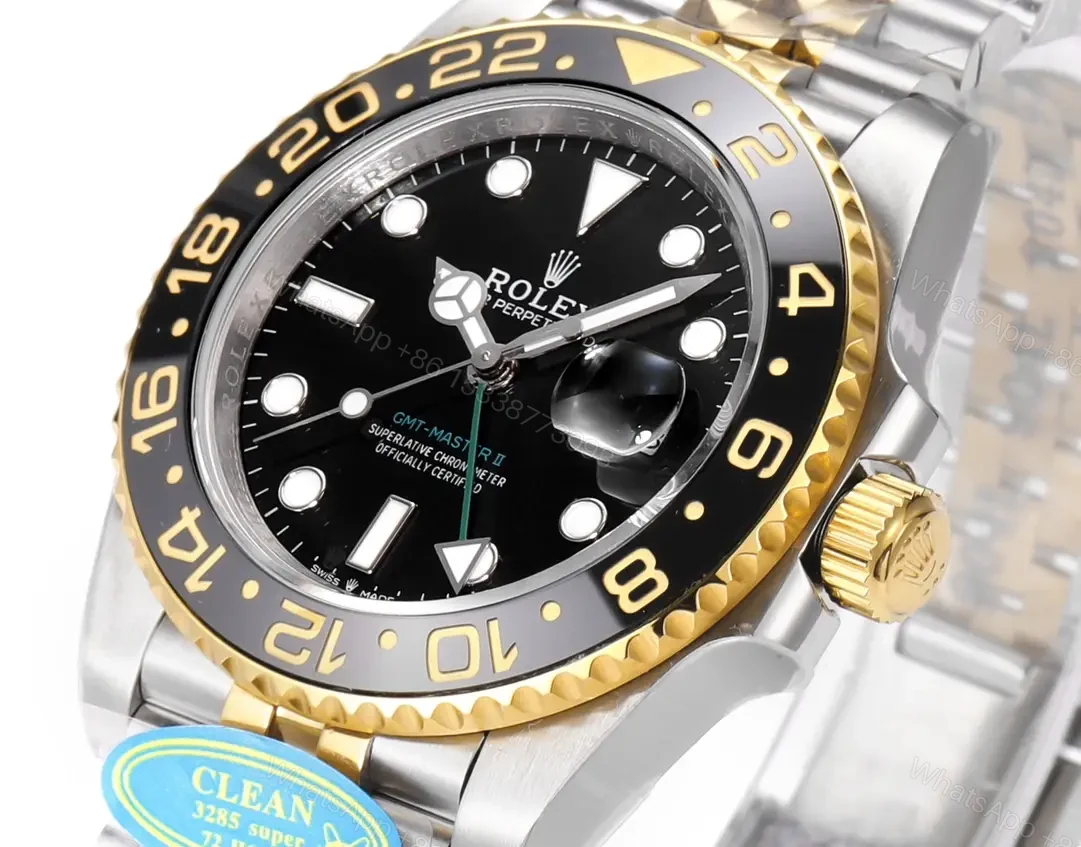 View 2 of Rolex GMT-Master II Stainless Steel – Yellow Gold GRNR Jubilee 126713GRNR-0001