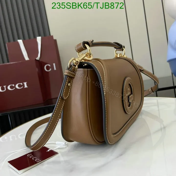 View 13 of Gucci Red Smooth Leather Small Top Handle Bag 88878