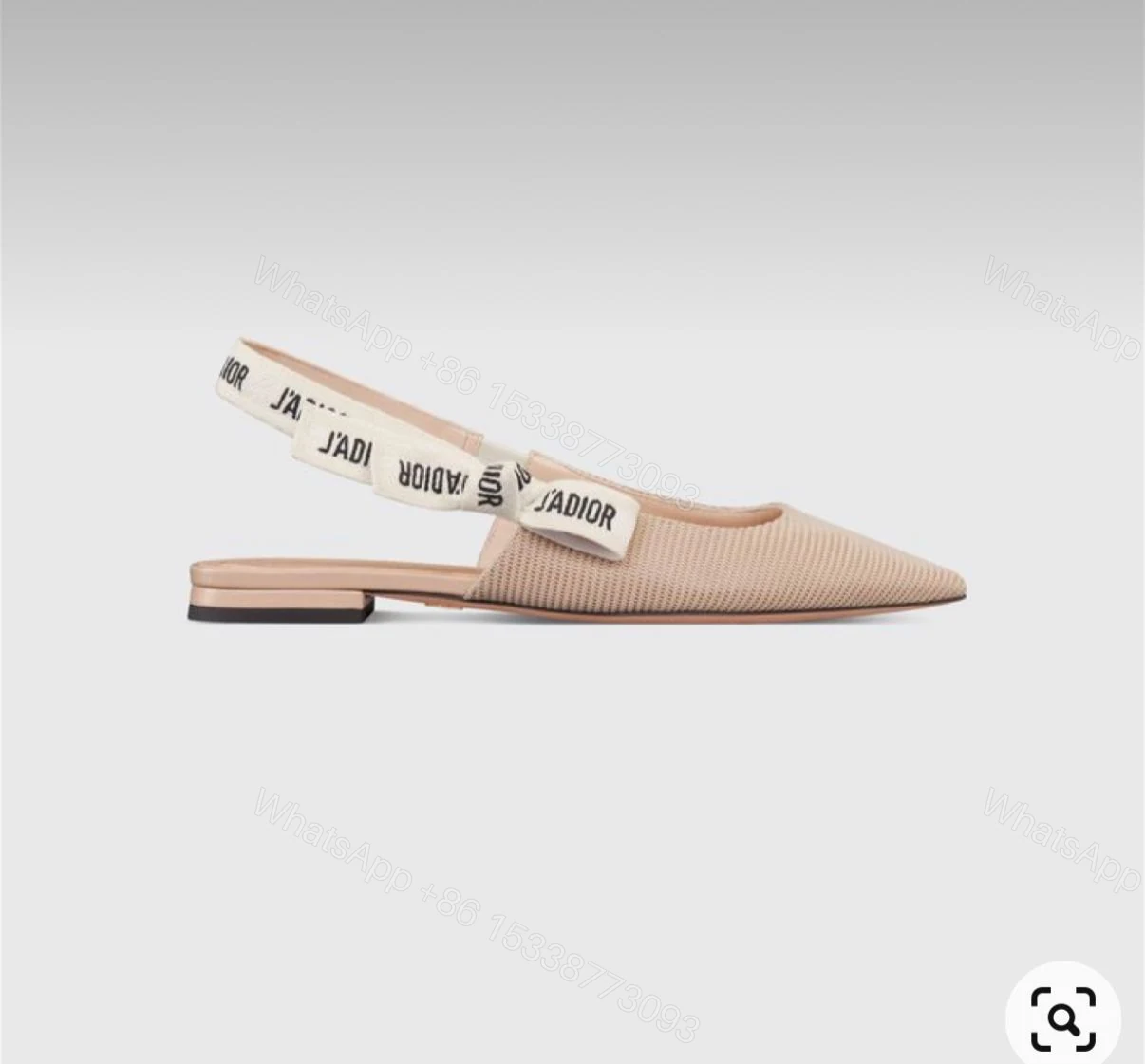 View 2 of First Copy J’Adior Slingback Flat