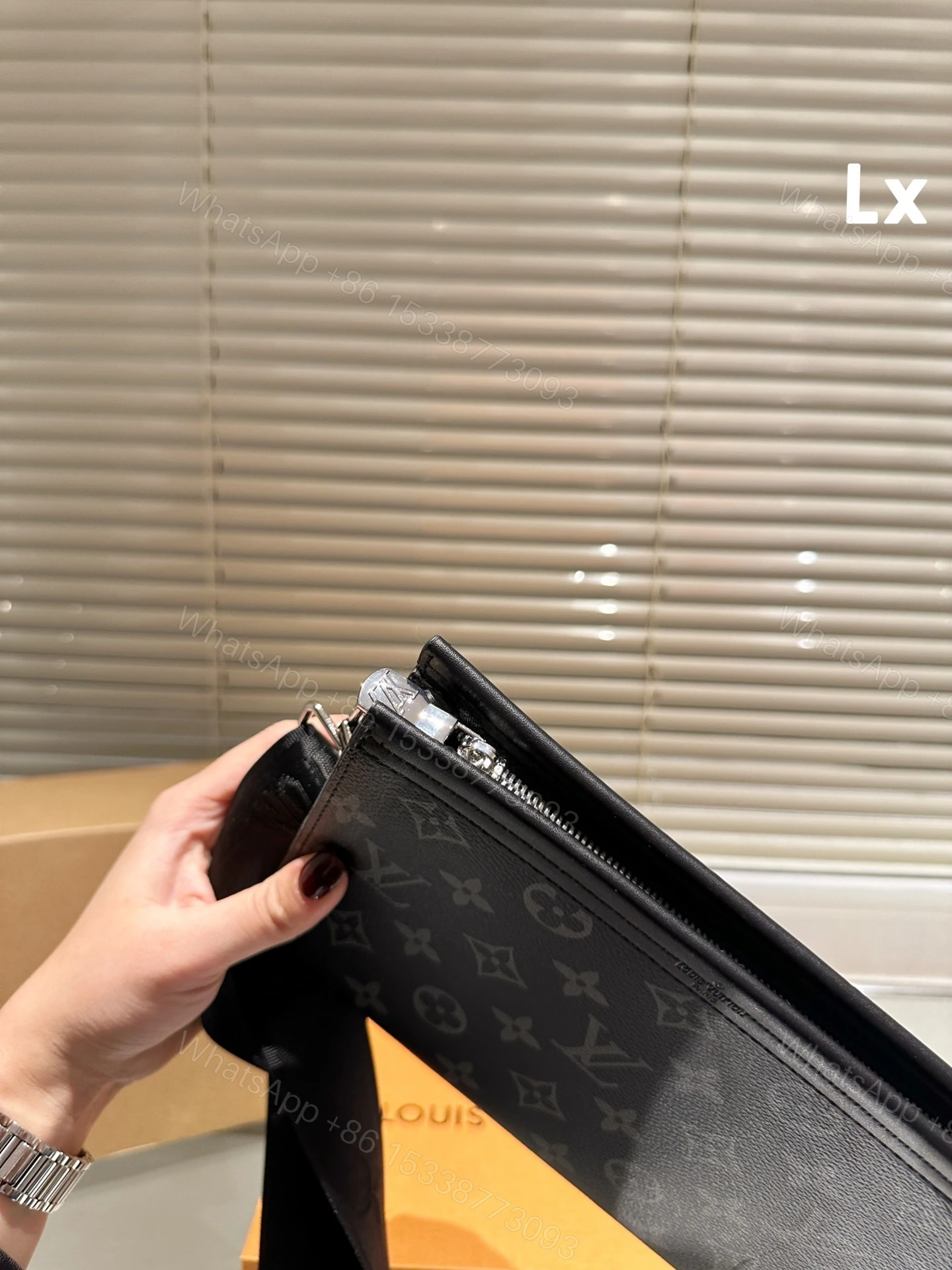 View 8 of LOUIS VUITTON Monogram Eclipse Gaston Wearable Wallet