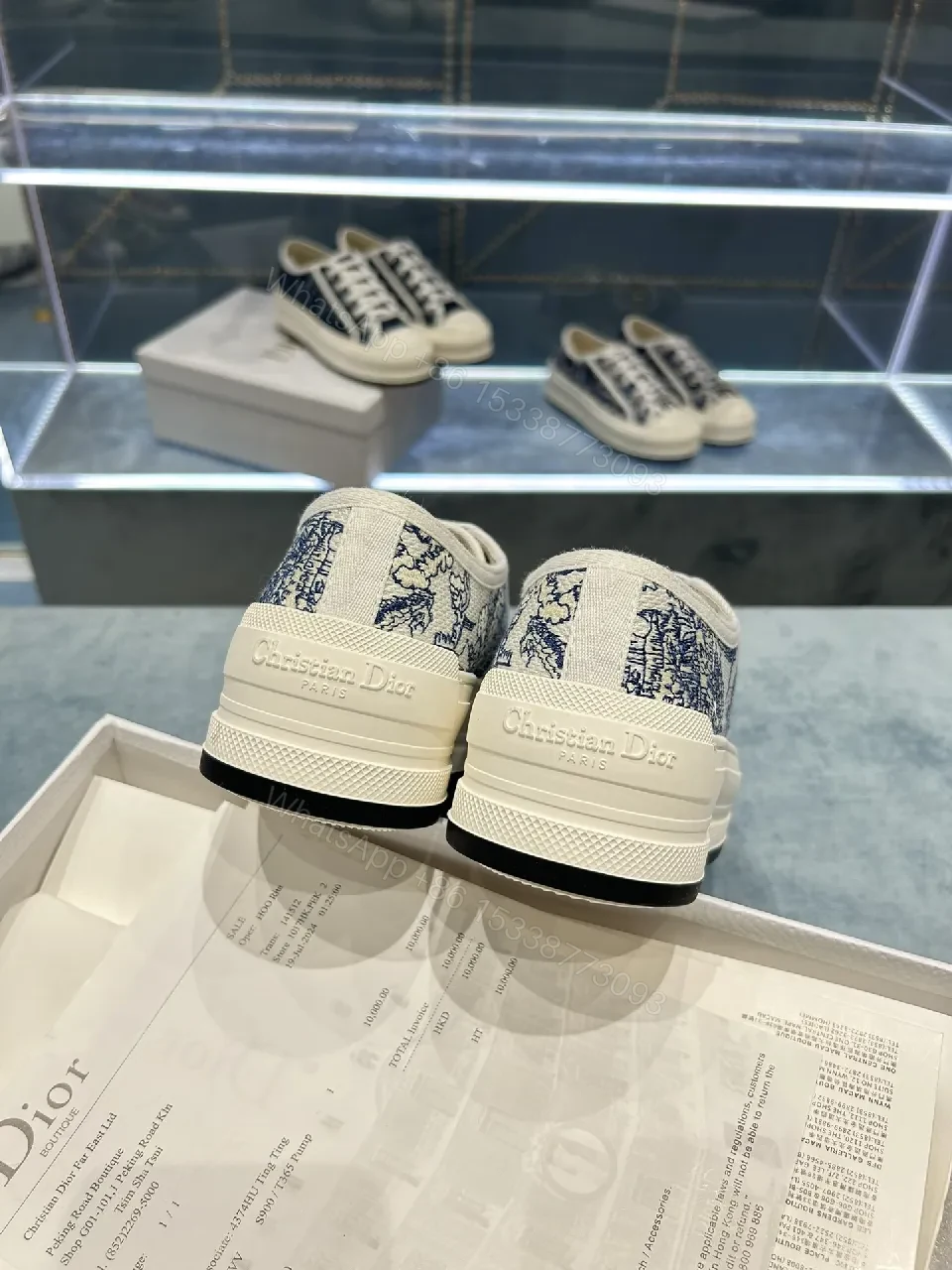 View 8 of Graphic-Print Low-Top Sneakers: Everyday Luxe Comfort
