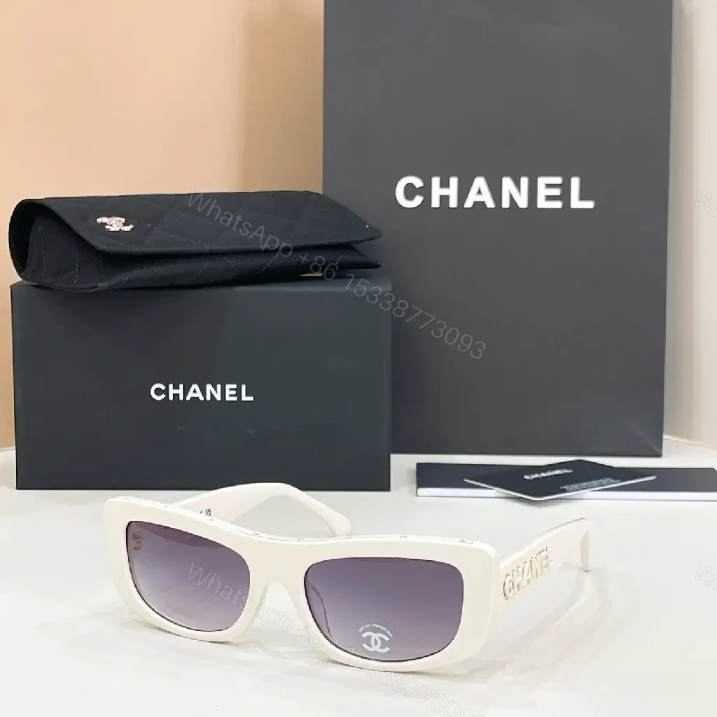 View 6 of Oversized Rectangular Sunglasses in Glossy Acetate with Logo Detail