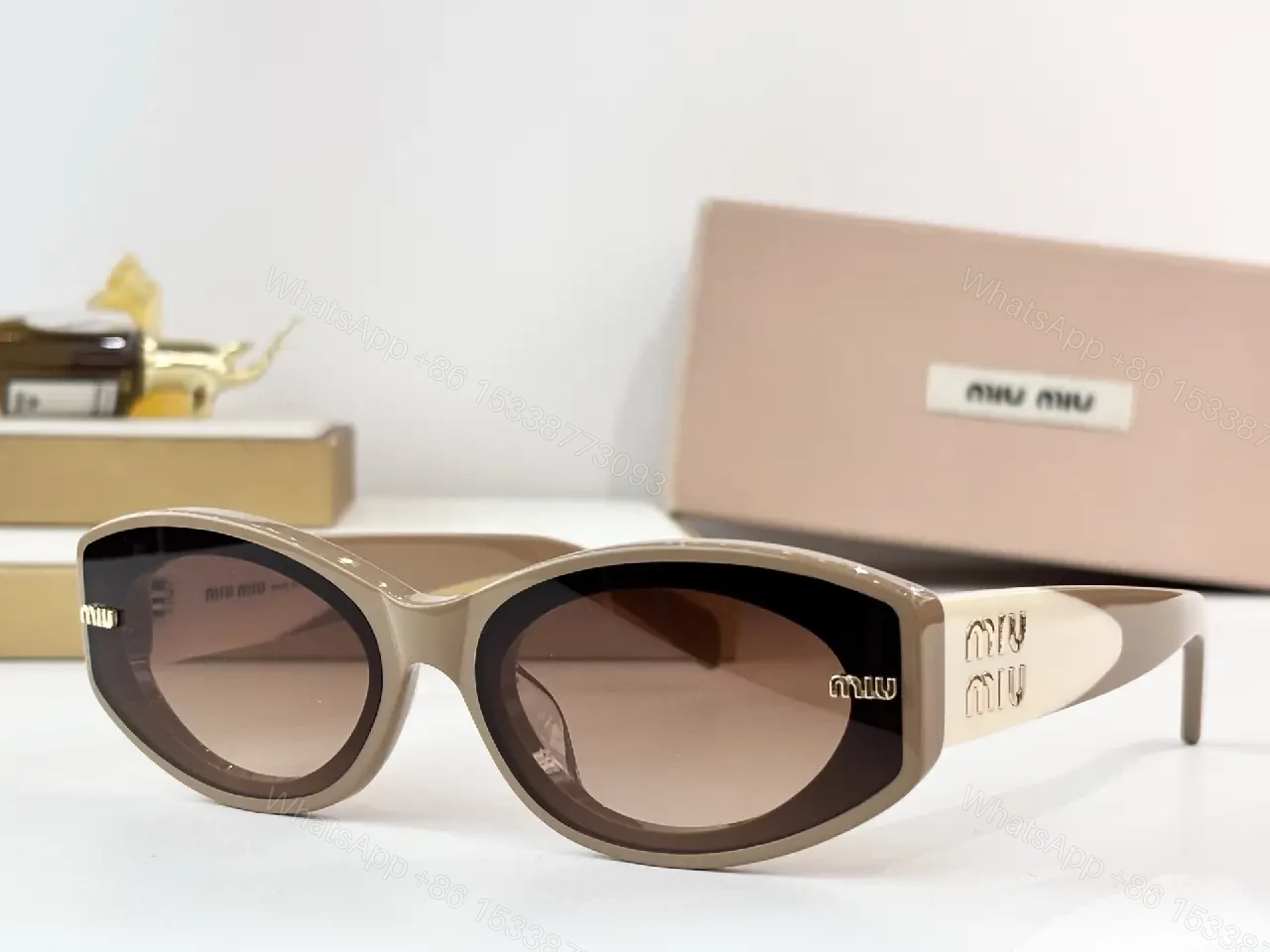 View 2 of Two-Tone Cat-Eye Sunglasses: Luxe Comfort