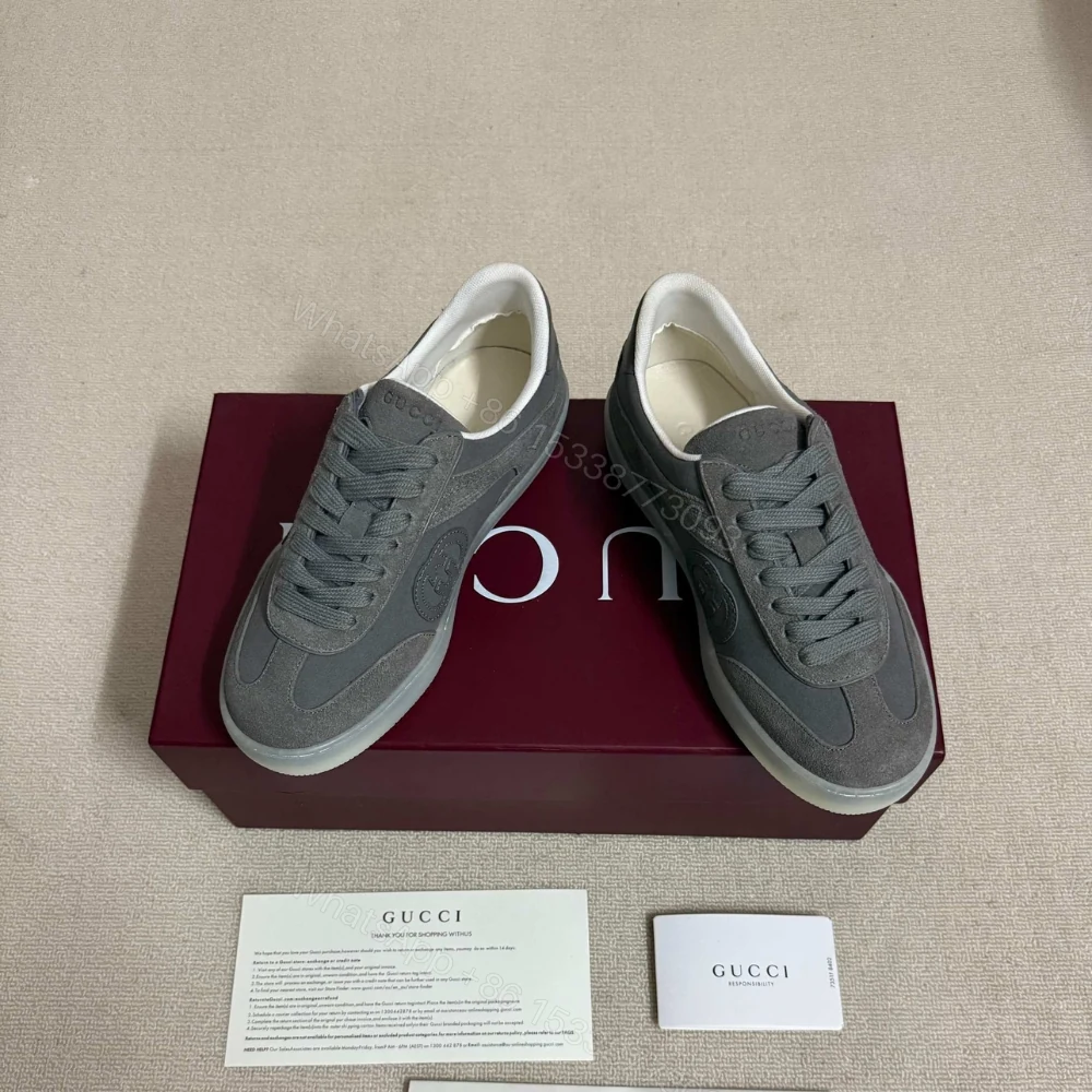 View 4 of Gucci Men G75 Sneaker Grey Suede