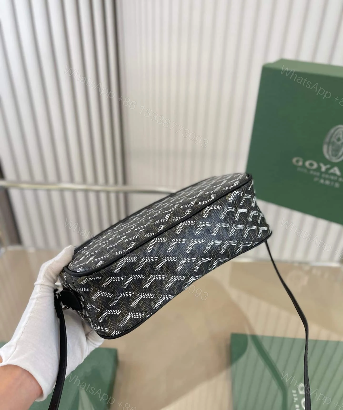 View 6 of GOYARD CAP VERT PM BAG BLACK 22CM CAPVE2PMLTY01CL01P