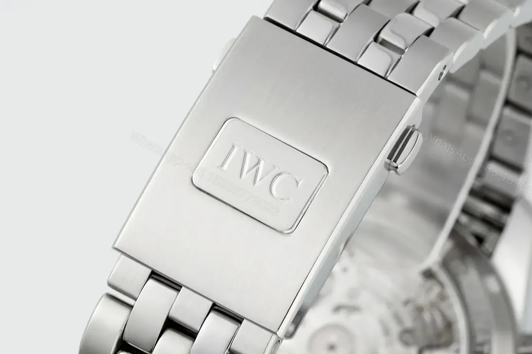 View 6 of IWC Pilot Chronograph Blue Dial Steel Bracelet 43mm IWC-PILOT-CHR-BLU43-SS