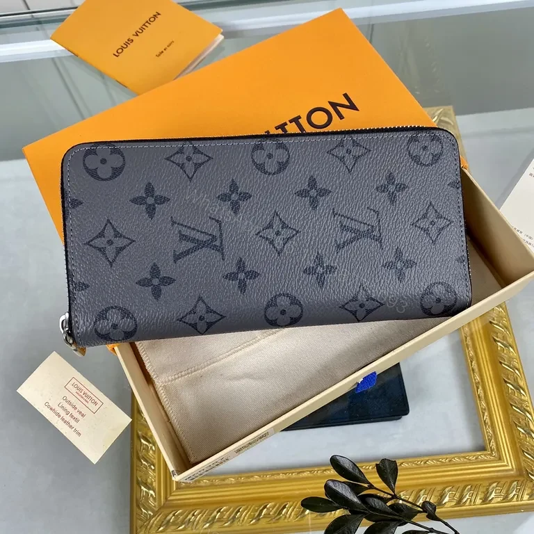 View 8 of Monogram Eclipse Zippy Wallet: Luxe Organized Travel Essential