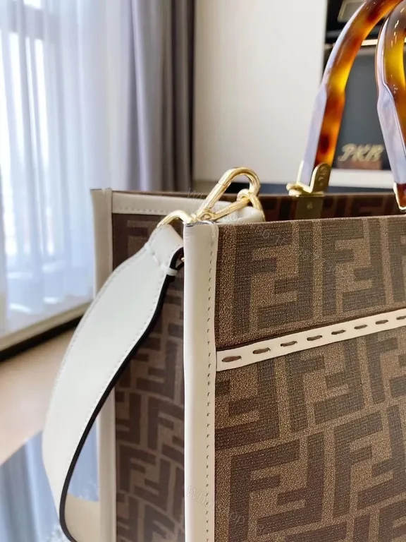 View 6 of Bold Canvas Satchel: Fendi-Inspired Graphic Luxury Bag
