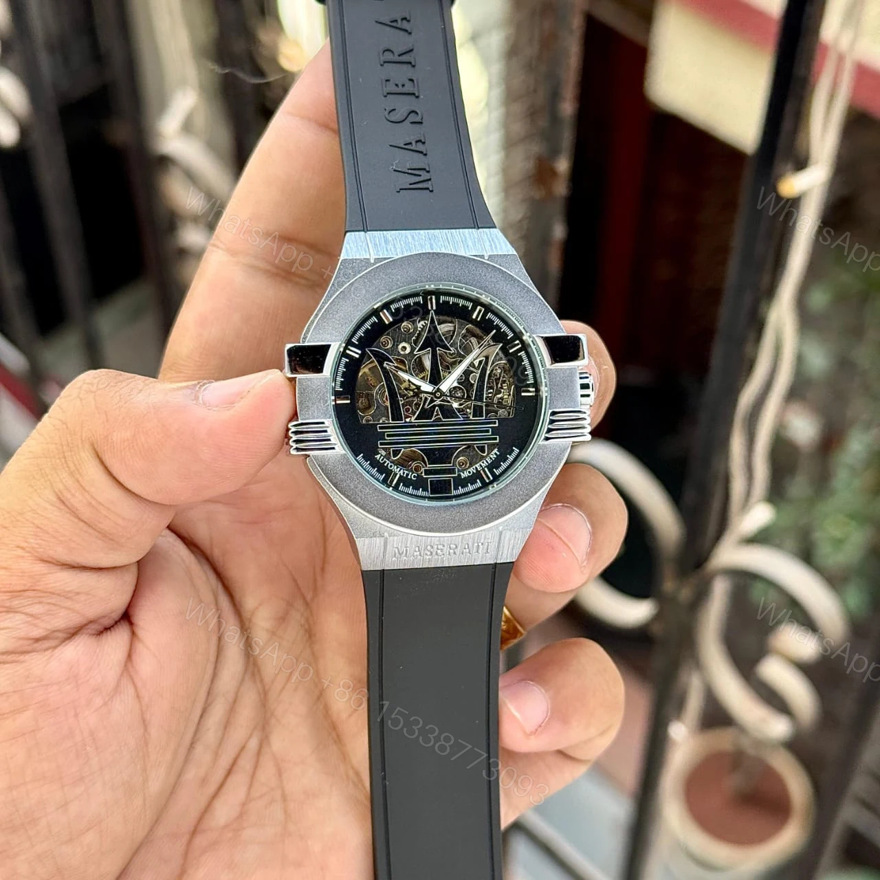 View 4 of FIRST COPY Maserati Potenza Skeleton Watch
