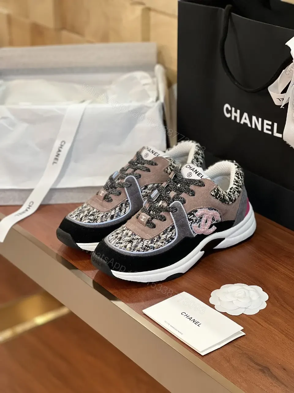 Velvet-Textured Trainers: Luxe-Chic Knit & Suede Sneakers — view 1