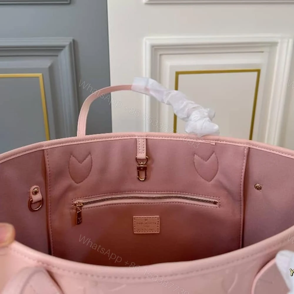 View 6 of Louis Vuitton Neverfull Full MM Pink 43Cm