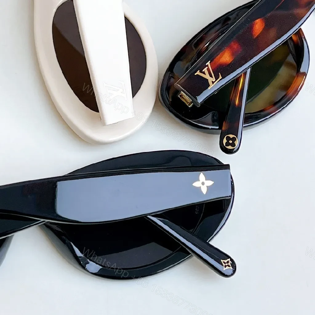 View 6 of Bold Curve Cat-Eye Sunglasses: Luxe, UV-Protected, Gold Accents