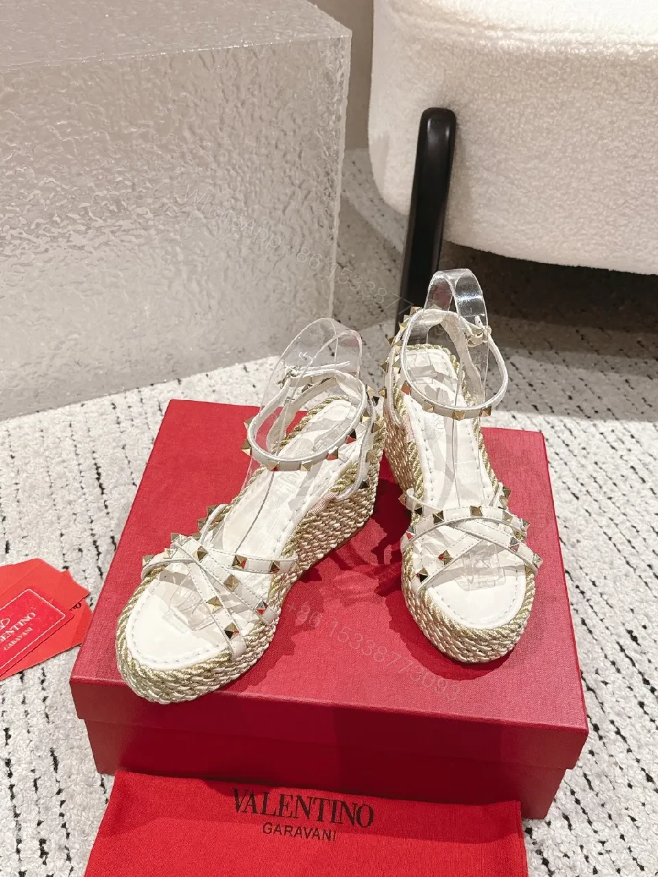 Translucent Sandals with Studded Edge – Elevated Everyday Style — view 1