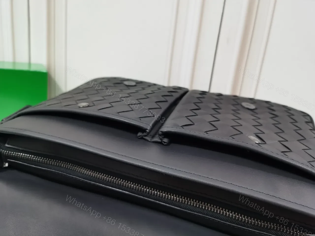 View 8 of Refined Weave Messenger Bag: Modern Texture, Everyday Versatility