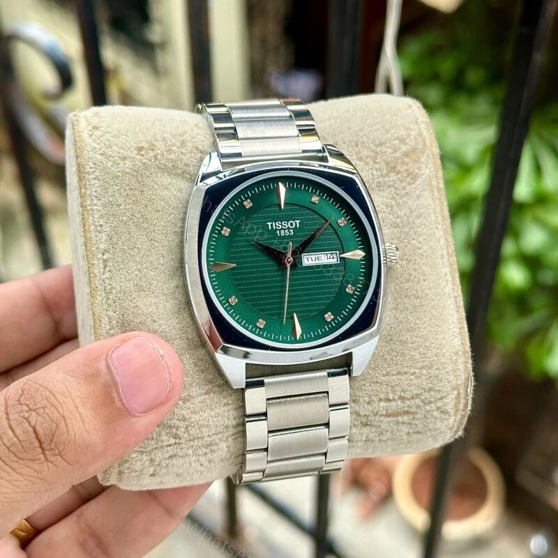 Tissot Gentleman Day-Date Green Dial 42MM Quartz — view 1