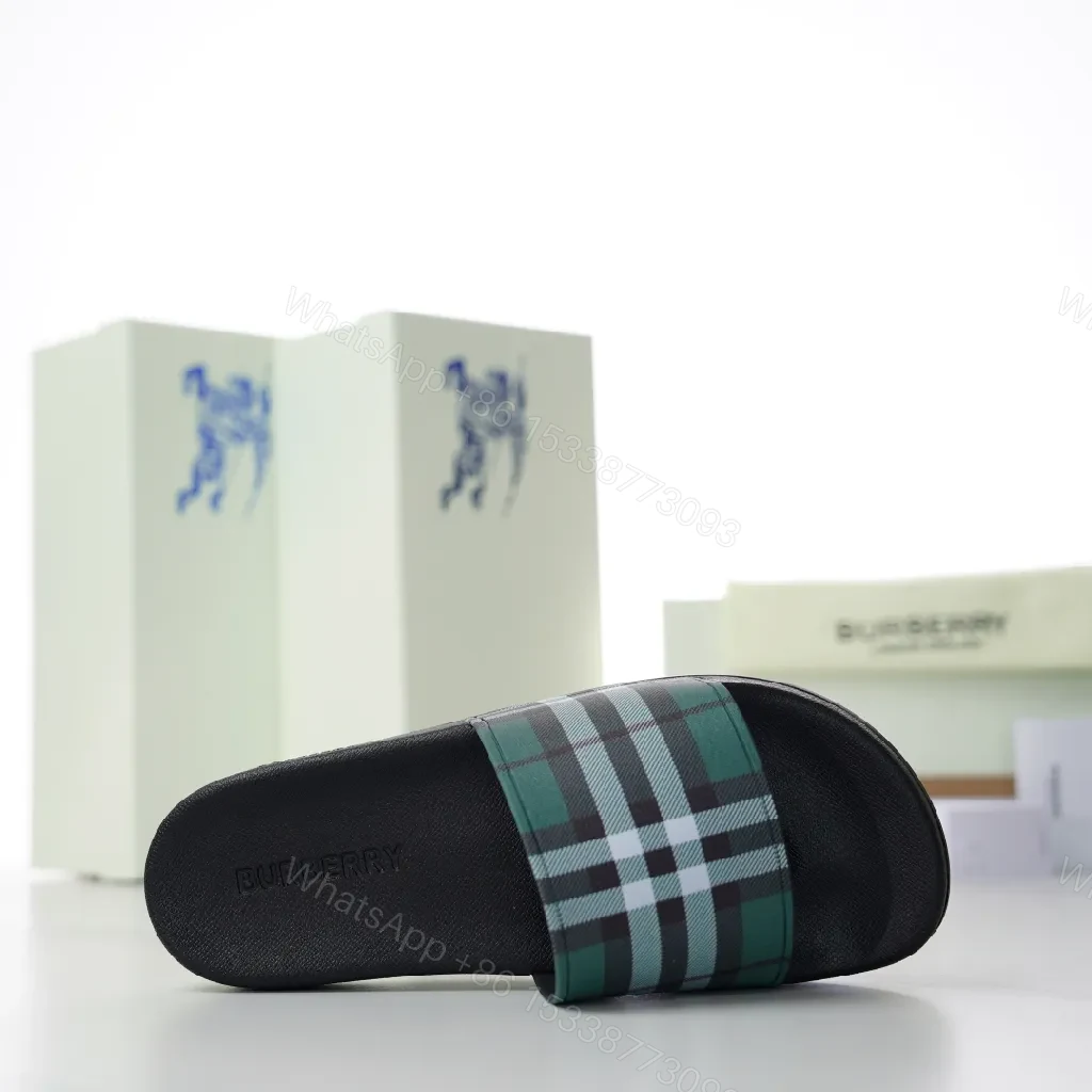 View 9 of Patterned Slip-Ons with Plaid Strap: All-Day Comfort Slide