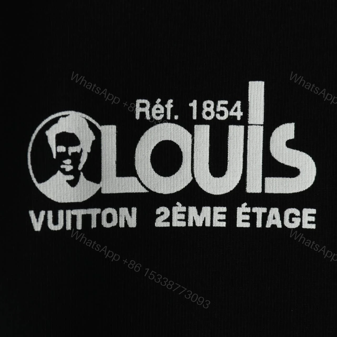 View 4 of LOUIS VUITTON WITH RED AND BLUE LOGO BADGE