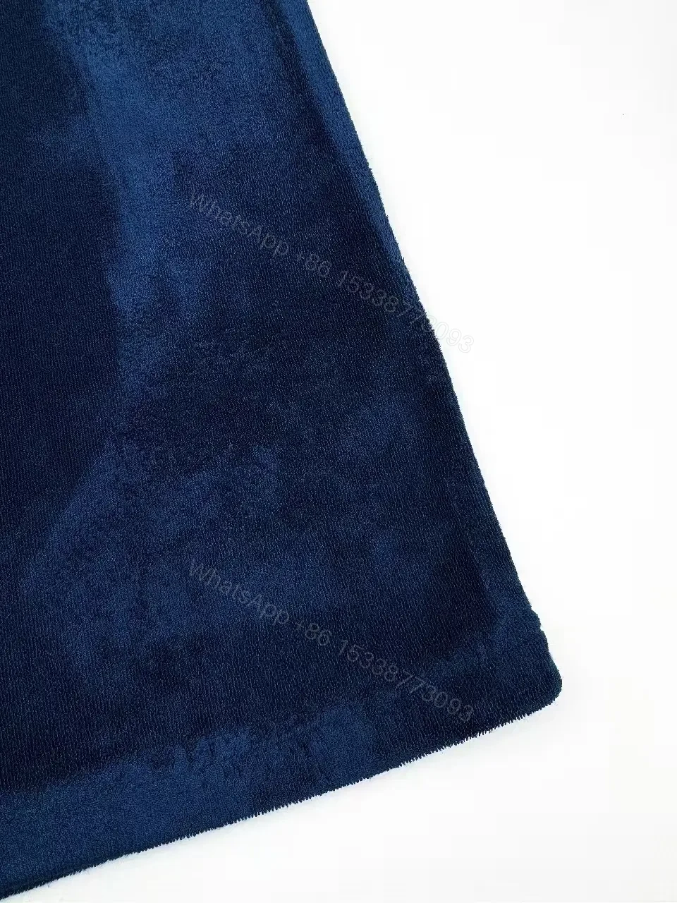 View 2 of Velvet Navy Tee: Luxe Knit, Structured Silhouette, Everyday Elevation