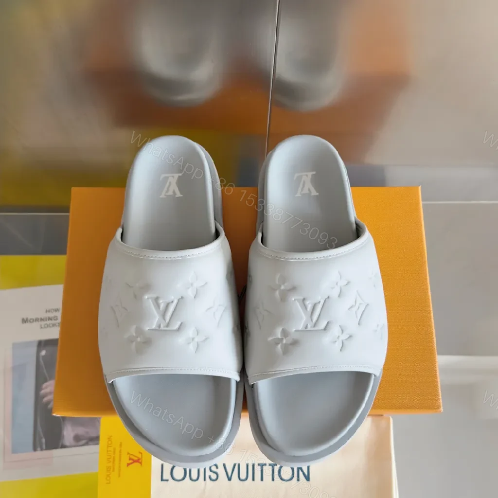 View 7 of Monochrome Luxe Slide: Lightweight Comfort, Signature Motifs