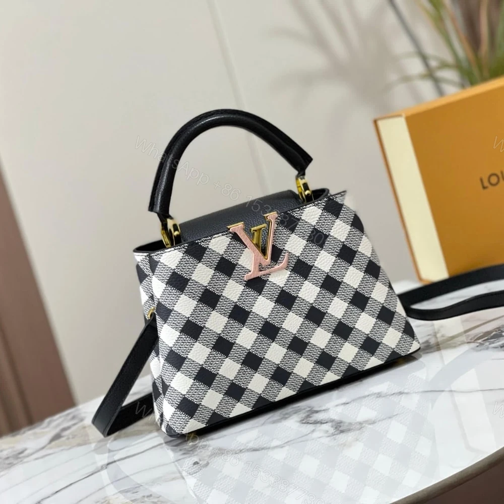 View 2 of Louis Vuitton Capucines BB Bag Black 27Cm M20716