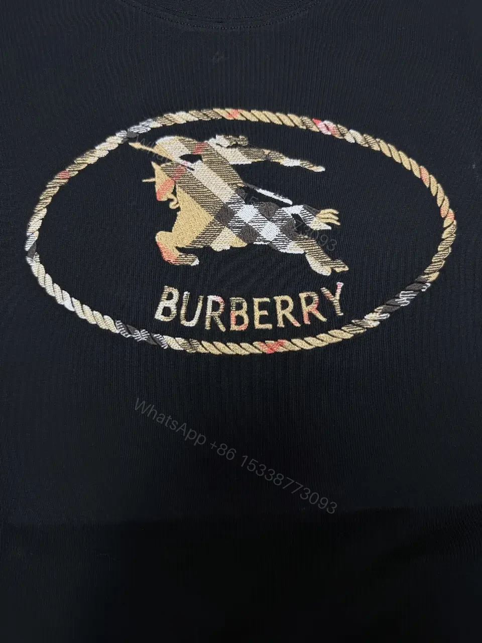 View 4 of Bold Black Cotton Tee, Subtle Luxe Details, Casual Confidence Tee