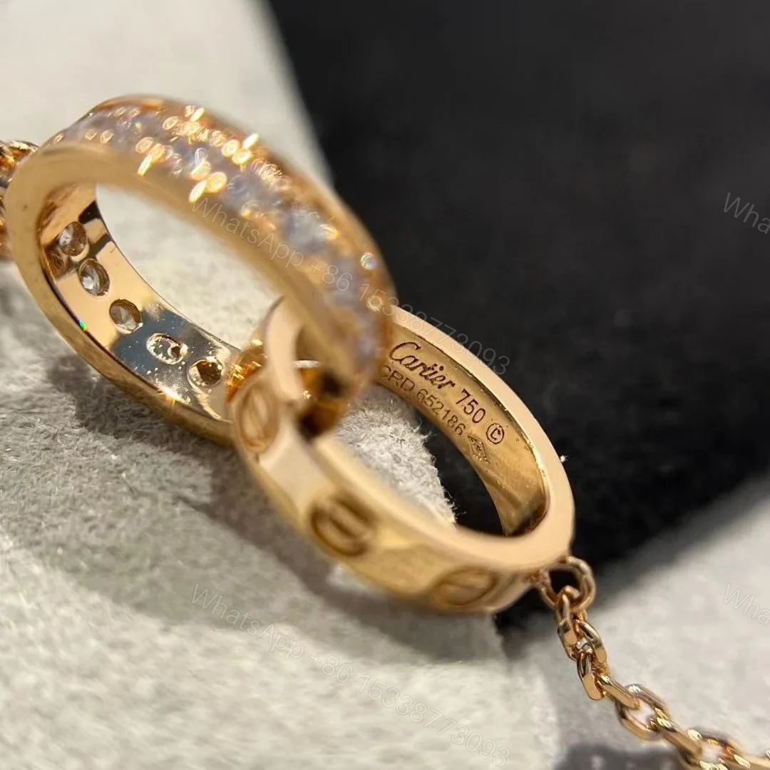 View 2 of Cartier Love Necklace, Diamonds