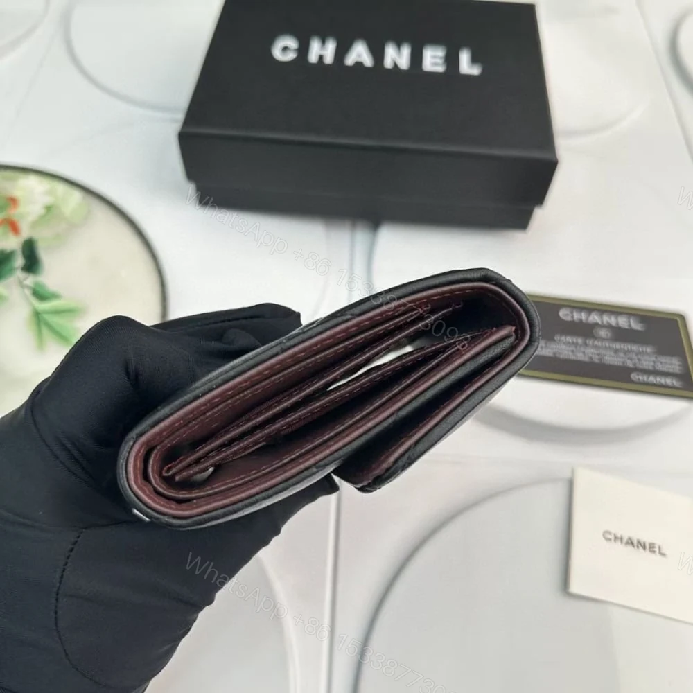 View 4 of Chanel 19 Flap Card Holder Black 11Cm AP1790 B04852 94305