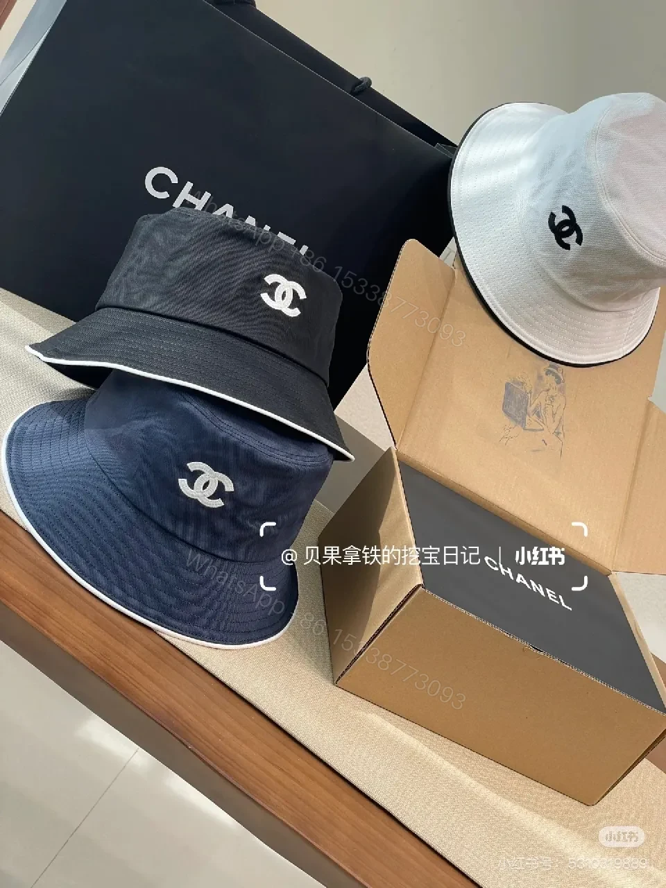 View 7 of Signature Texture Bucket Hat - Luxe, Weather-Ready Style