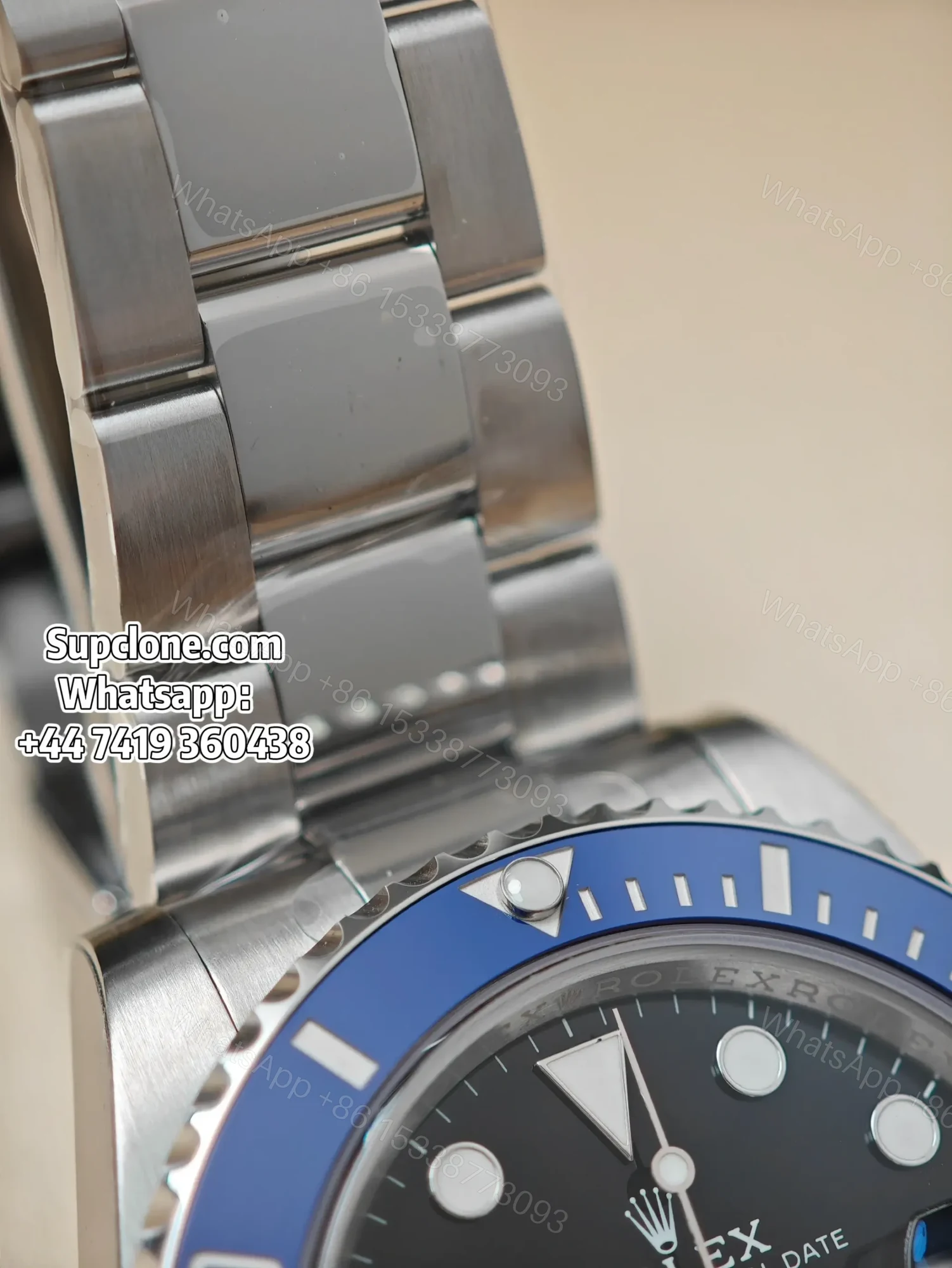 View 9 of Rolex Submariner 126619LB Super Clone – Blue Bezel “Cookie Monster”
